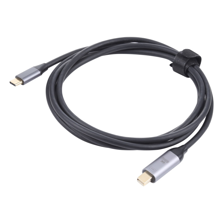 USB-C / Type-C Male to 4K 60Hz Mini DP Male Adapter Cable, Length: 1.8m - Computer & Networking by buy2fix | Online Shopping UK | buy2fix