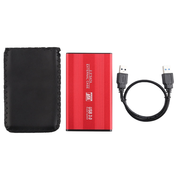 Richwell SATA R2-SATA-500GB 500GB 2.5 inch USB3.0 Super Speed Interface Mobile Hard Disk Drive(Red) - External Hard Drives by Richwell | Online Shopping UK | buy2fix