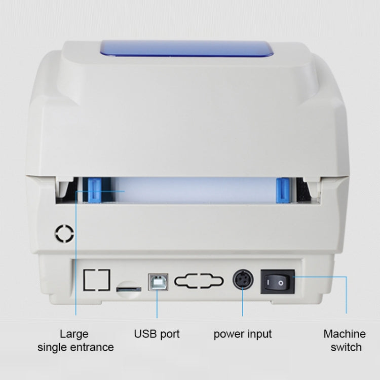 Xprinter XP-460B USB Port Thermal Automatic Calibration Barcode Printer - Printer by Xprinter | Online Shopping UK | buy2fix