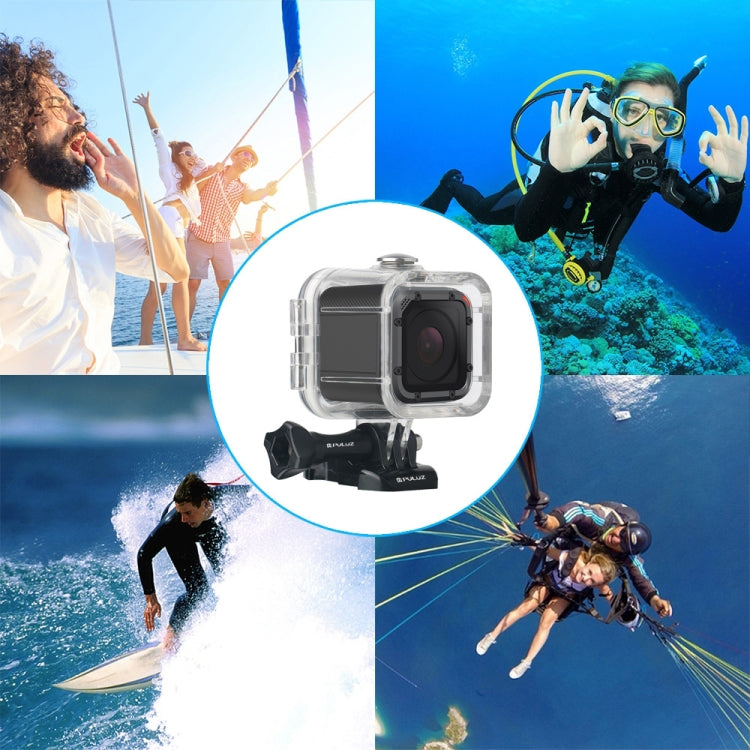 PULUZ 45m Underwater Waterproof Housing Diving Protective Case for GoPro HERO5 Session /HERO4 Session /HERO Session, with Buckle Basic Mount & Screw - DJI & GoPro Accessories by PULUZ | Online Shopping UK | buy2fix