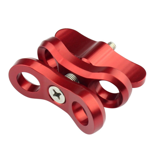 PULUZ Ball Clamp Close Hole Diving Camera Bracket CNC Aluminum Spring Flashlight Clamp for Diving Underwater Photography System(Red) - Diving Accessories by PULUZ | Online Shopping UK | buy2fix