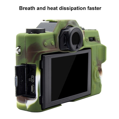 PULUZ Soft Silicone Protective Case for FUJIFILM X-T20(Camouflage) - Camera Accessories by PULUZ | Online Shopping UK | buy2fix