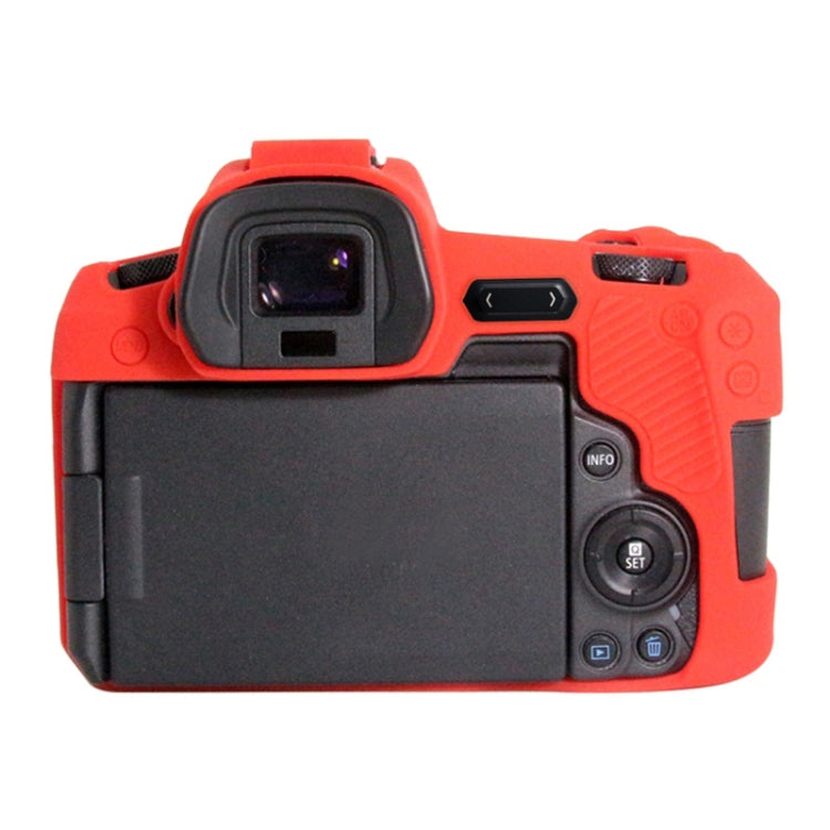 PULUZ Soft Silicone Protective Case for Canon EOS R(Red) - Camera Accessories by PULUZ | Online Shopping UK | buy2fix