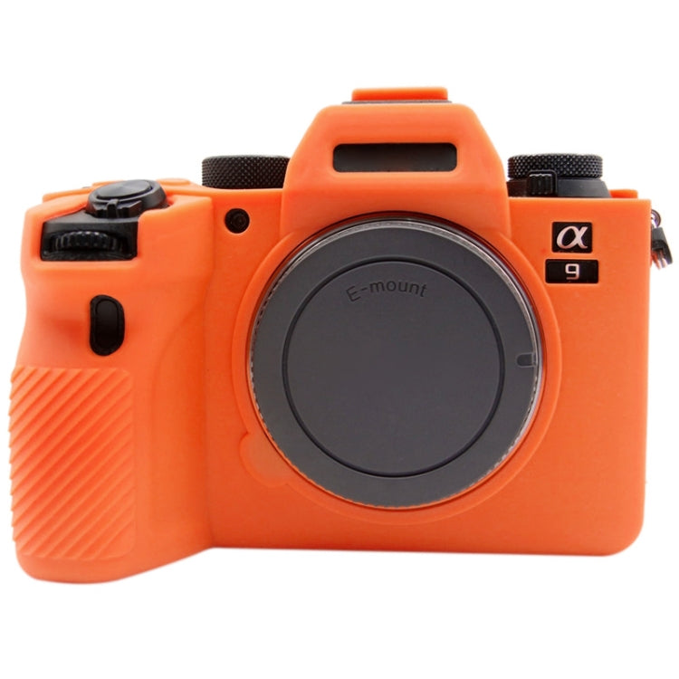 PULUZ Soft Silicone Protective Case for Sony ILCE-9M2/ Alpha 9 II / A92(Orange) - Camera Accessories by PULUZ | Online Shopping UK | buy2fix