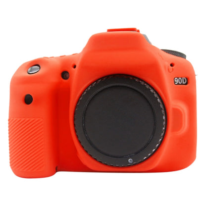 PULUZ Soft Silicone Protective Case for Canon EOS 90D(Red) - Camera Accessories by PULUZ | Online Shopping UK | buy2fix