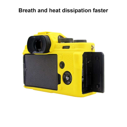 PULUZ Soft Silicone Protective Case for Fujifilm X-T4(Yellow) - Camera Accessories by PULUZ | Online Shopping UK | buy2fix