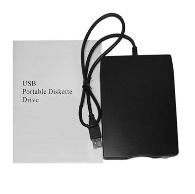 USB Portable Diskette Drive, USB External Floppy Drive(Black) - Rewritable Drive by buy2fix | Online Shopping UK | buy2fix