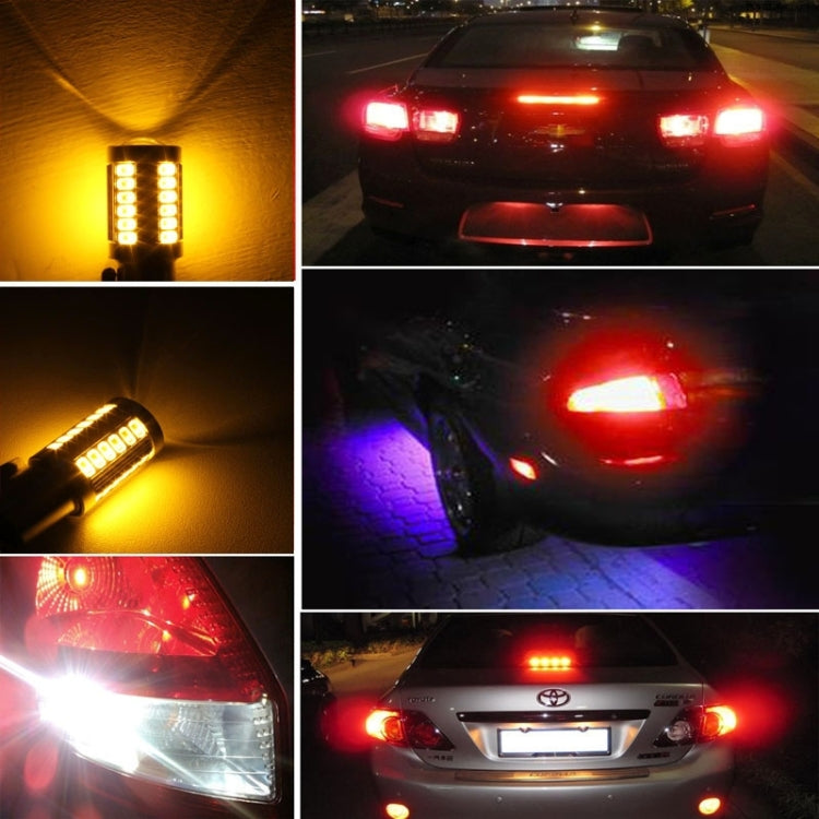2PCS 1156/BA15S 16.5W 1155LM 630-660nm 33 LED SMD 5630 Red Light Car Brake Light Lamp Bulb for Vehicles , DC12V - In Car by buy2fix | Online Shopping UK | buy2fix