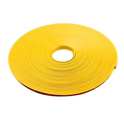 Universal Decorative Scratchproof Stickup 8M Flexible Car Wheel Hub TRIM Mouldings Decoration Strip(Yellow) - Decorative Strip by buy2fix | Online Shopping UK | buy2fix