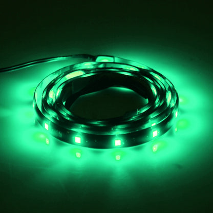 5PCS 90cm 45 LED Waterproof Flexible Car Strip Light, DC 12V(Green Light) - In Car by buy2fix | Online Shopping UK | buy2fix