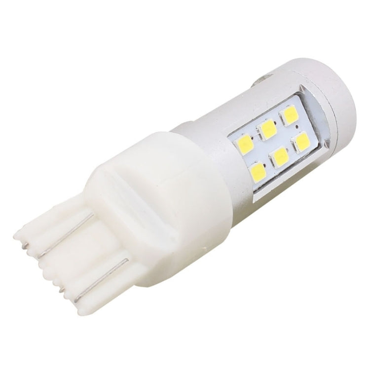2 PCS T20 4.2W 630LM White Light Dual Wires 21 LED 2835 SMD Car Brake Light Daytime Running Light Bulb,  DC 12V - In Car by buy2fix | Online Shopping UK | buy2fix
