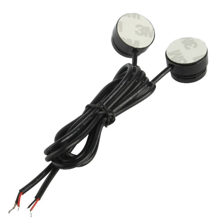 2x 1.5W Waterproof Eagle Eye Light White LED Light for Vehicles, Cable Length: 65cm - In Car by buy2fix | Online Shopping UK | buy2fix