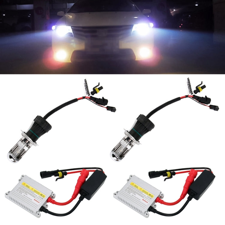 DC12V 35W 2x H4 Slim HID Xenon Light, High Intensity Discharge Lamp - In Car by buy2fix | Online Shopping UK | buy2fix