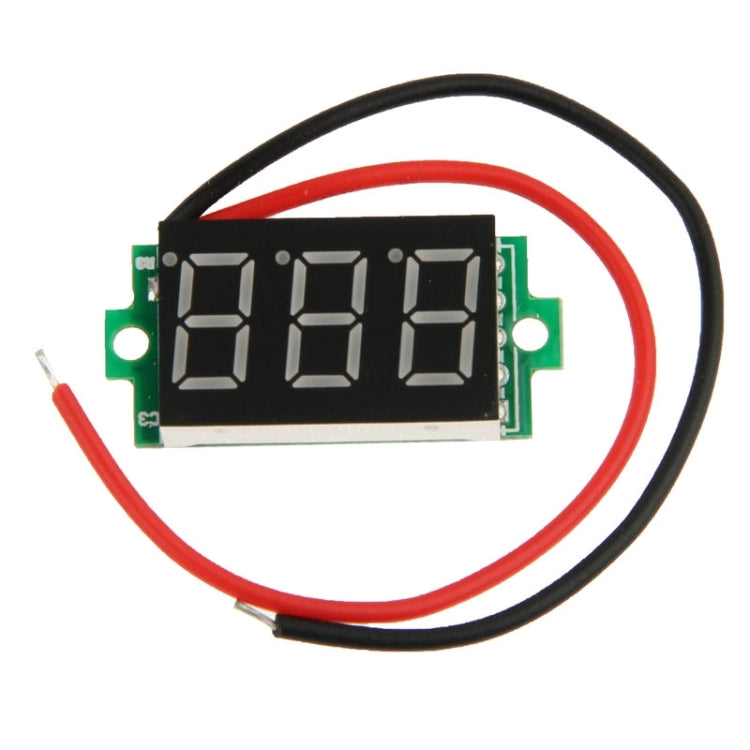 DC 3.2-30V Green Light Mini Digital Voltage Panel Meter - Consumer Electronics by buy2fix | Online Shopping UK | buy2fix