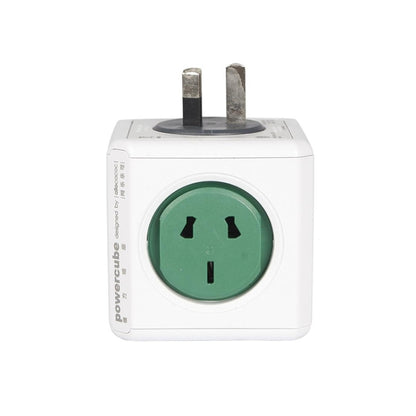 PowerCube 10A Universal Wall Adapter Power Socket with 5 US / AU Sockets for Home Office, AU Plug, Random Color Delivery - Extension Socket by buy2fix | Online Shopping UK | buy2fix