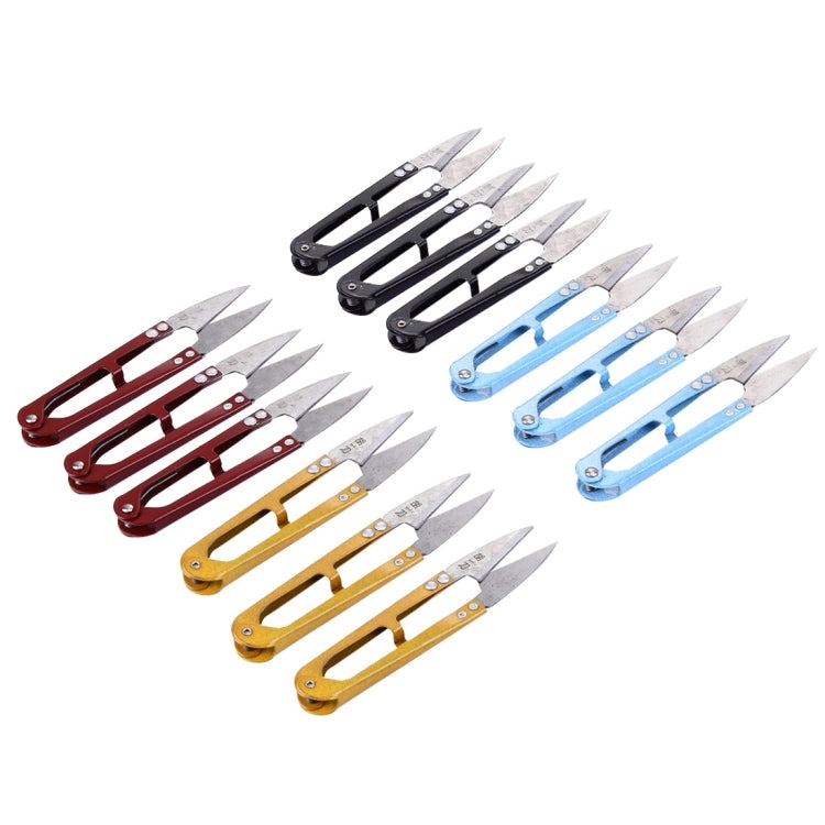 12 PCS Iron & Steel Thread Clippers , Size: 110 x 25 x 0.8mm - Others by buy2fix | Online Shopping UK | buy2fix