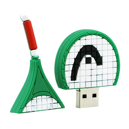 Tennis Racket Shape USB Flash Disk (2 GB) - USB Flash Drives by buy2fix | Online Shopping UK | buy2fix