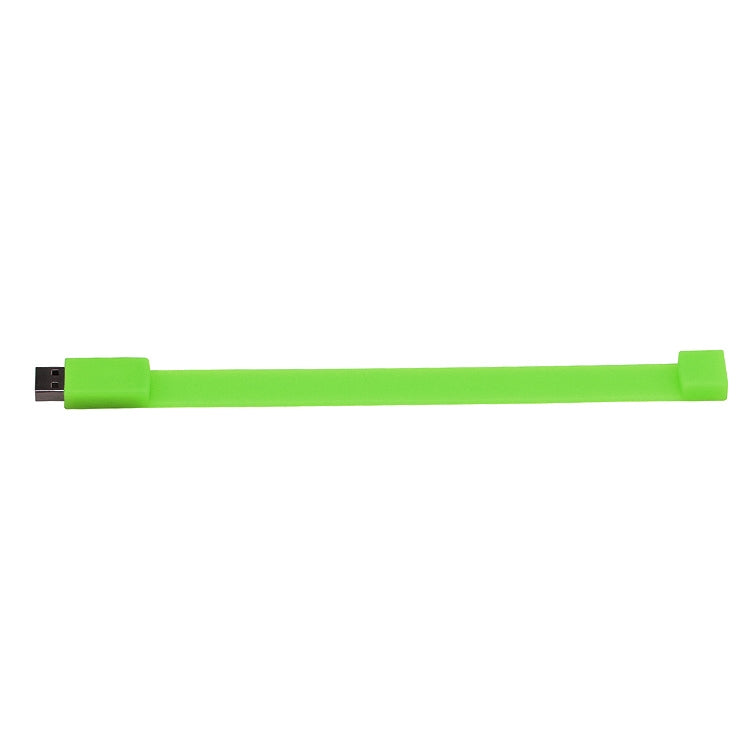 8GB Silicon Bracelets USB 2.0 Flash Disk(Green) - USB Flash Drives by buy2fix | Online Shopping UK | buy2fix