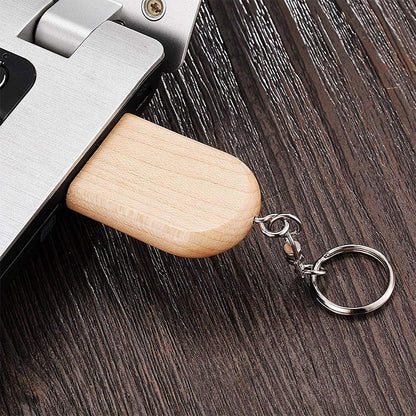 4 GB Wood Material USB Flash Disk - USB Flash Drives by buy2fix | Online Shopping UK | buy2fix