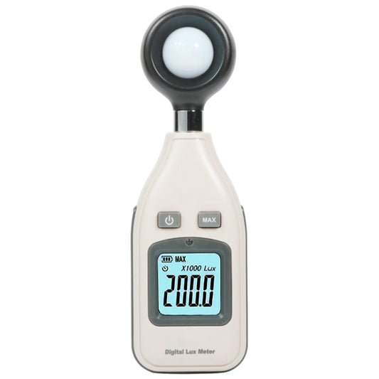 BENETECH Digital Light Lux Meter for Factory / School / House Various Occasion, Range: 0-200,000 Lux (GM1010)(White) - Consumer Electronics by buy2fix | Online Shopping UK | buy2fix