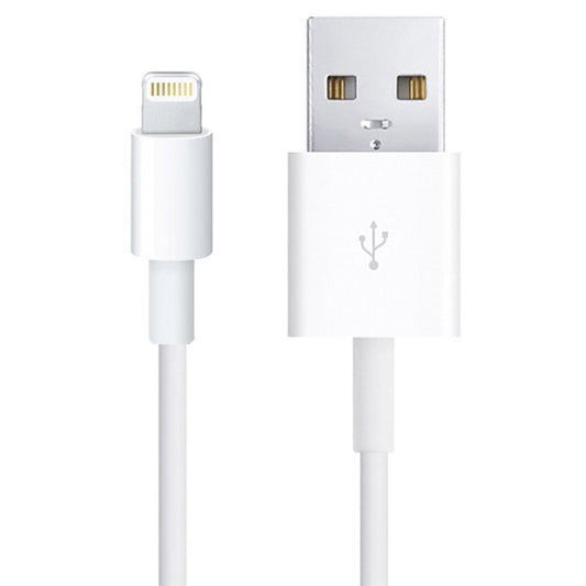 USB to 8 Pin Multiple Strands TPE Sync Data / Charging Cable, Cable Length: 1m(White) - Normal Style Cable by buy2fix | Online Shopping UK | buy2fix