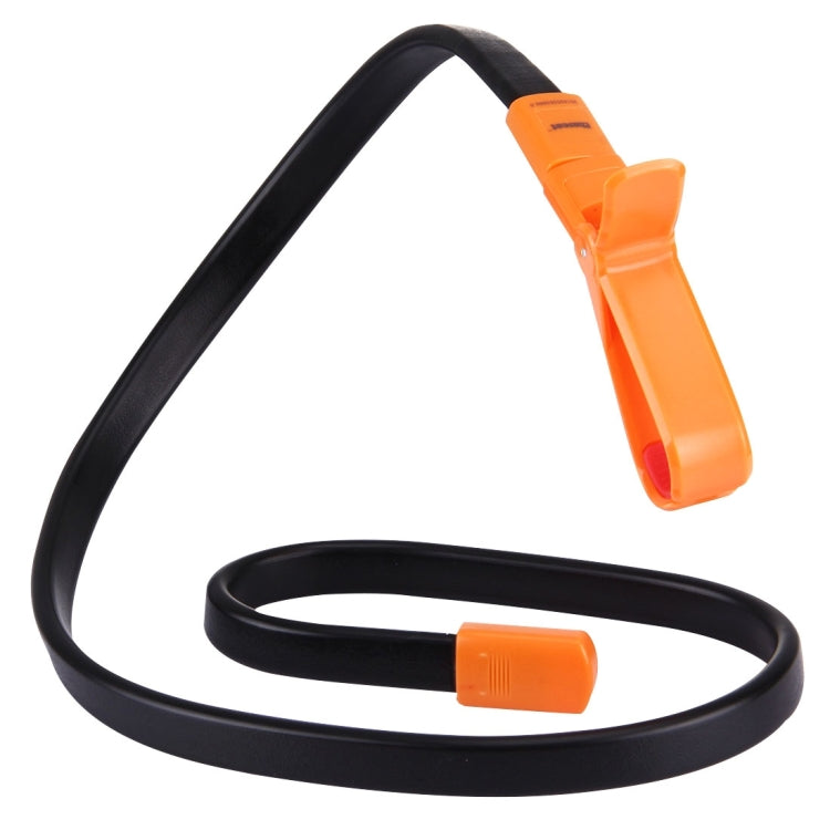 Flexible Clip Mount Holder with Clamping Base(Orange) - Lazy Bracket by buy2fix | Online Shopping UK | buy2fix