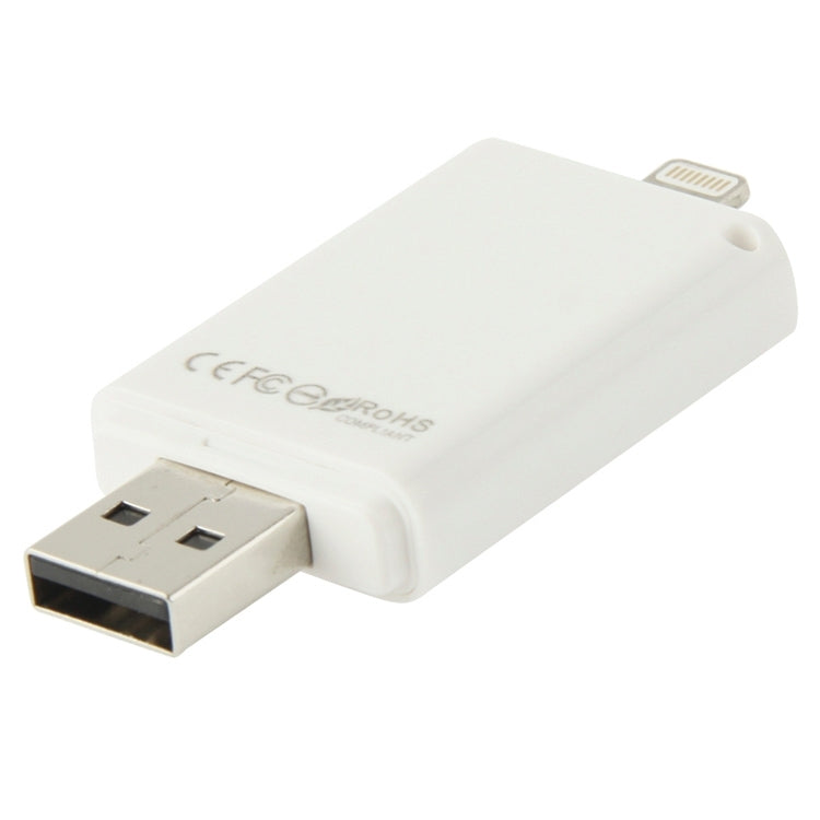 i-Flash Driver HD U Disk USB Drive Memory Stick for iPhone / iPad / iPod touch(White) - U Disk & Card Reader by buy2fix | Online Shopping UK | buy2fix