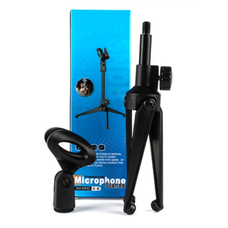 Extendable Adjustable Microphone Tripod Desktop Stand, Height: 19.5-24.5cm, For Live Broadcast, Show, KTV, etc - Consumer Electronics by buy2fix | Online Shopping UK | buy2fix