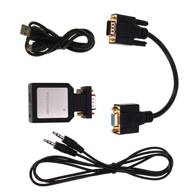 Mini VGA to HDMI Audio Decoder - Adapter by buy2fix | Online Shopping UK | buy2fix