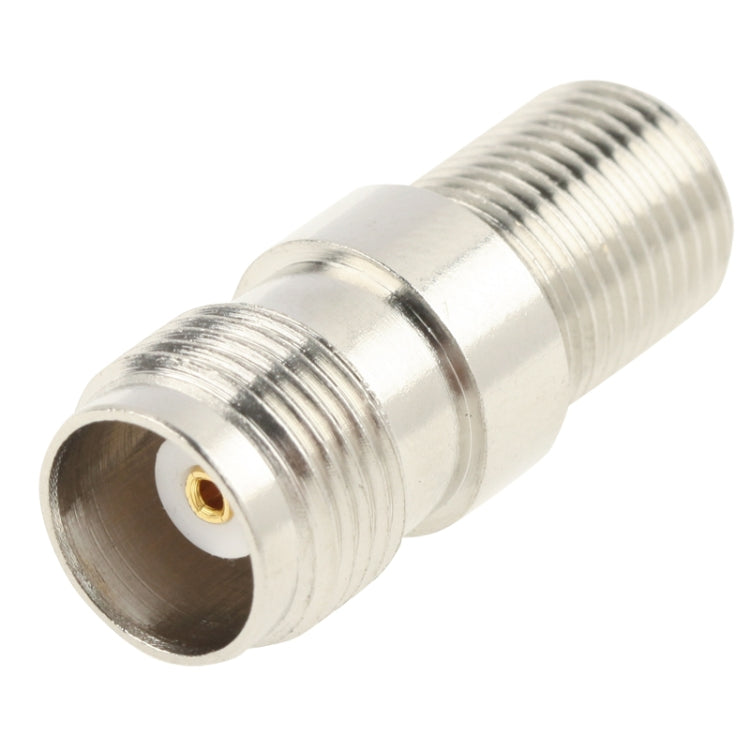 F Female to TNC Female Connector(Silver) - Connectors by buy2fix | Online Shopping UK | buy2fix