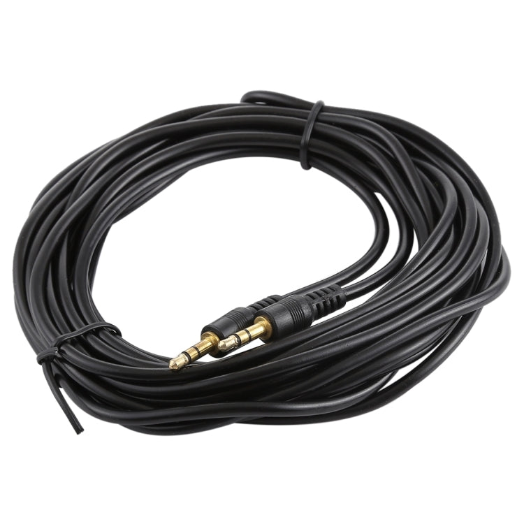 Aux cable, 3.5mm Male Mini Plug Stereo Audio Cable, Length: 5m - Aux Cable by buy2fix | Online Shopping UK | buy2fix