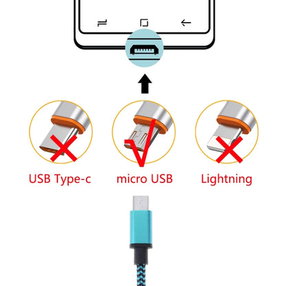 2m Woven Style Micro USB to USB 2.0 Data / Charger Cable(Silver) - Micro USB Cable by buy2fix | Online Shopping UK | buy2fix