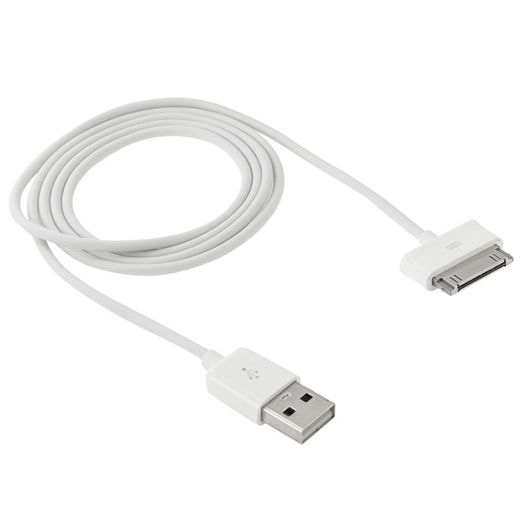 1m 30 Pin to USB Data Charging Sync Cable, For Galaxy Tab 7.0 Plus / Galaxy Tab 7.7 / Galaxy Tab 7 / P1000 / Galaxy Tab 10.1 / P7100 / Galaxy Tab 8.9 / P7300 / Galaxy Tab 10.1 / Galaxy Note 10.1 / Galaxy Note 8.0(White) - Micro USB Cable by buy2fix | Online Shopping UK | buy2fix