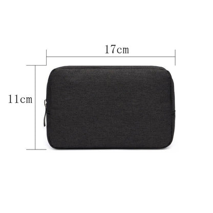 Multi-functional Headphone Charger Data Cable Storage Bag Power Pack, Size: S, 17 x 11.5 x 5.5cm (Black) - Other by buy2fix | Online Shopping UK | buy2fix