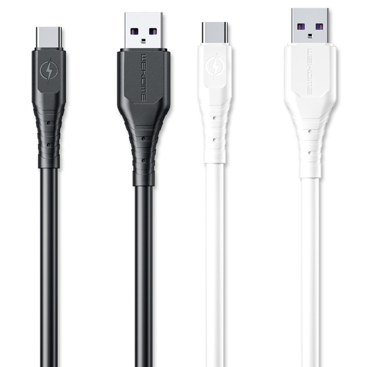 WK WDC-152 6A Type-C / USB-C Fast Charging Data Cable, Length: 1m(White) - USB-C & Type-C Cable by WK | Online Shopping UK | buy2fix