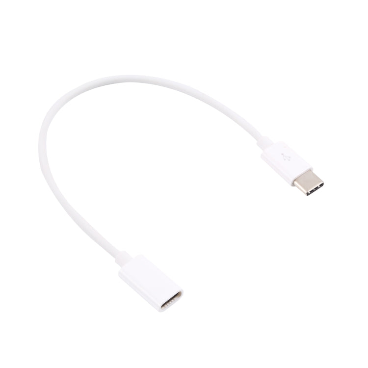 USB-C / Type-C Male to Type-C Female Extended Cable, Length: 1m (White) -  by buy2fix | Online Shopping UK | buy2fix