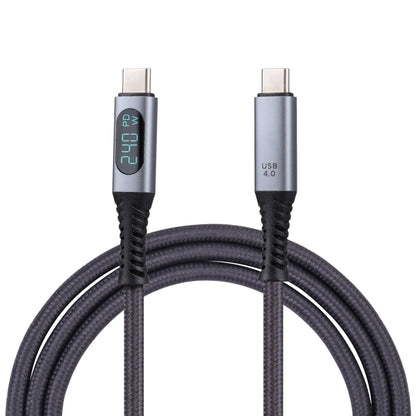 40Gbps 8K USB-C/Type-C to USB-C/Type-C Digital Video Cable Compatible with USB 4, Length: 1m (Black) - Video & Audio Cable by buy2fix | Online Shopping UK | buy2fix