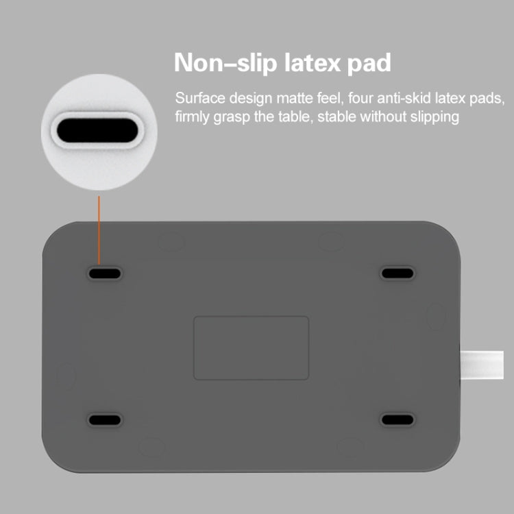 LDNIO SC3604 6 x USB Ports Multi-function Travel Home Office Socket, Cable Length: 2m, EU Plug - Extension Socket by LDNIO | Online Shopping UK | buy2fix