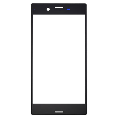 Front Screen Outer Glass Lens for Sony Xperia XZ(Black) - Repair & Spare Parts by buy2fix | Online Shopping UK | buy2fix