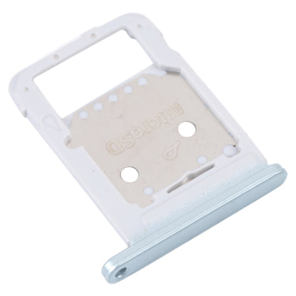 SIM Card Tray + Micro SD Card Tray for Samsung Galaxy Tab S7 FE SM-T736(Blue) - Repair & Spare Parts by buy2fix | Online Shopping UK | buy2fix