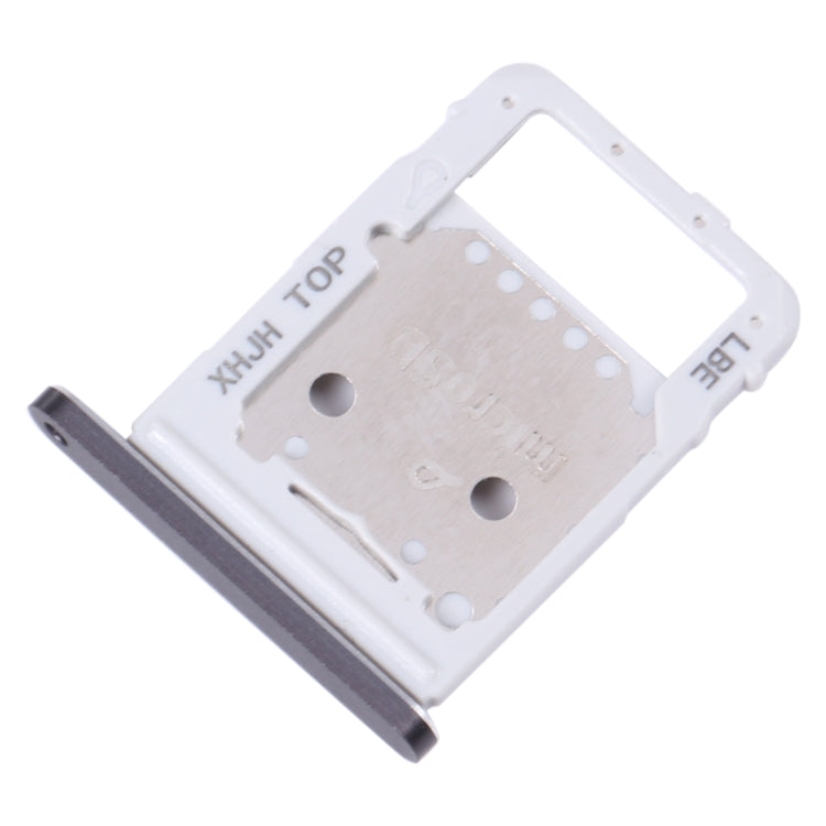 For Samsung Galaxy Tab S8+ SM-X800 Original SIM Card Tray + Micro SD Card Tray (Black) - Card Socket by buy2fix | Online Shopping UK | buy2fix