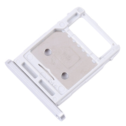 For Samsung Galaxy Tab S8+ SM-X800 Original SIM Card Tray + Micro SD Card Tray (Silver) - Card Socket by buy2fix | Online Shopping UK | buy2fix