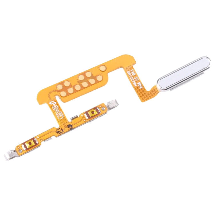 For Samsung Galaxy Tab S7 SM-T870 Original Power Button & Volume Button Flex Cable (Silver) - Flex Cable by buy2fix | Online Shopping UK | buy2fix