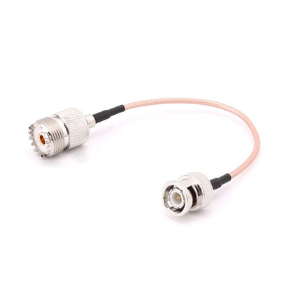 UHF SO239 Female To BNC Male RG316 Connecting Cable, Length: 15cm - Security by buy2fix | Online Shopping UK | buy2fix