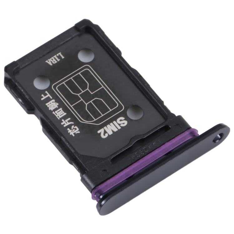 For OPPO Reno8 Pro+ / Reno8 Pro 5G / Reno8 Pro China SIM Card Tray + SIM Card Tray (Black) - Repair & Spare Parts by buy2fix | Online Shopping UK | buy2fix