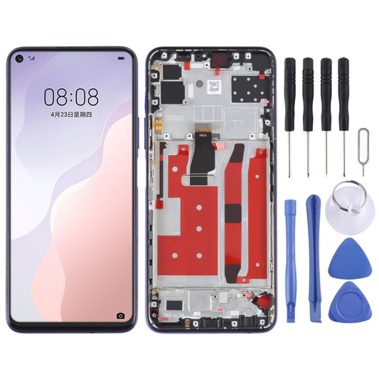 Original LCD Screen For Huawei Nova 7 SE / Honor 30S Digitizer Full Assembly with Frame(Purple) - Repair & Spare Parts by buy2fix | Online Shopping UK | buy2fix