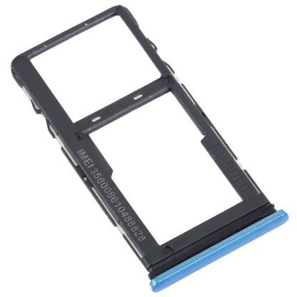 For TCL 20 5G Original SIM Card Tray + SIM / Micro SD Card Tray (Blue) - Others by buy2fix | Online Shopping UK | buy2fix