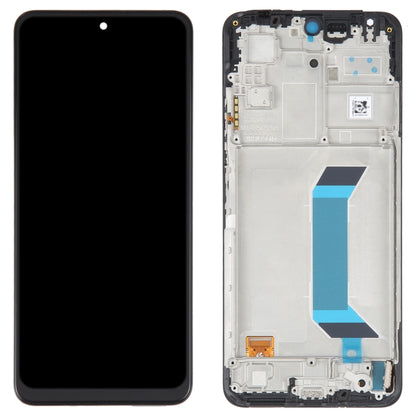 AMOLED Original LCD Screen For Xiaomi Redmi Note 12 China / Note 12 5G Digitizer Full Assembly with Frame (Black) - Repair & Spare Parts by buy2fix | Online Shopping UK | buy2fix