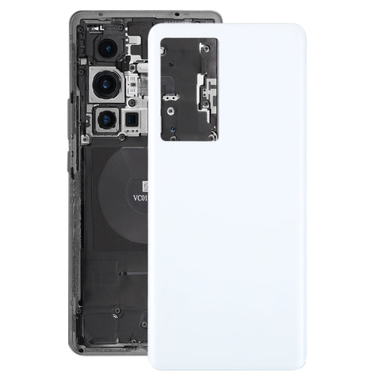 For vivo X70 Pro OEM Glass Battery Back Cover(White) - Repair & Spare Parts by buy2fix | Online Shopping UK | buy2fix