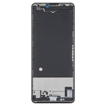 For Sony Xperia 10 IV Original Middle Frame Bezel Plate (Black) - Repair & Spare Parts by buy2fix | Online Shopping UK | buy2fix